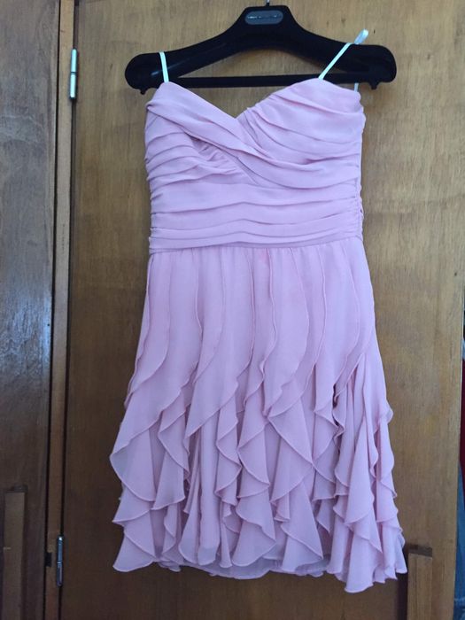 Vestido cor rosa