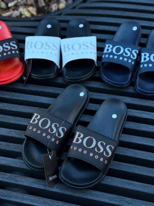 Тапки BOSS Hugo Boss | Чоловічі | Нові | 40–45 | Шльопанці
