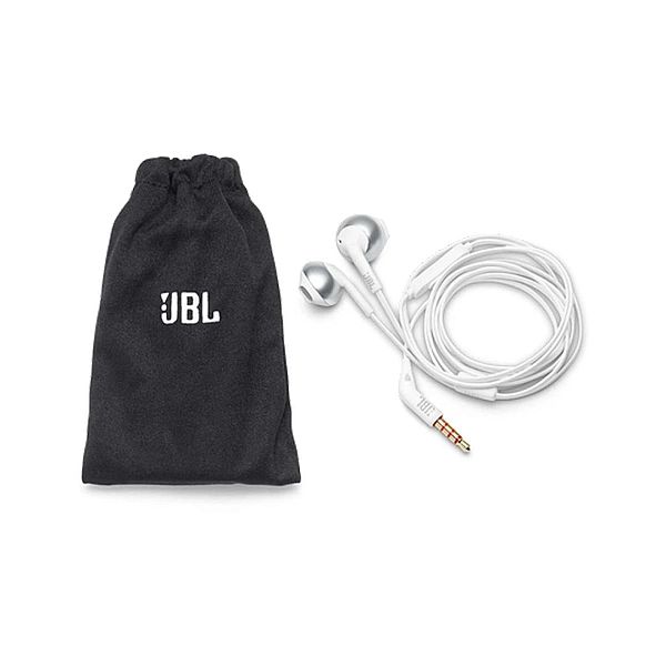 Słuchawki przewodowe JBL T205 douszne mini jack 3.5mm - białe