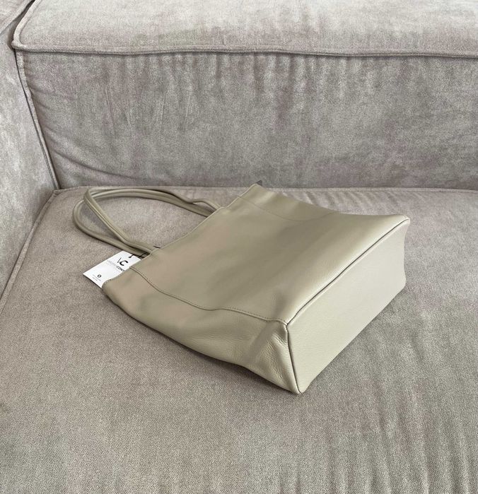 Велика шкіряна сумка шопер Італія