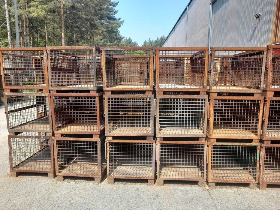 Kosze siatkowe składane