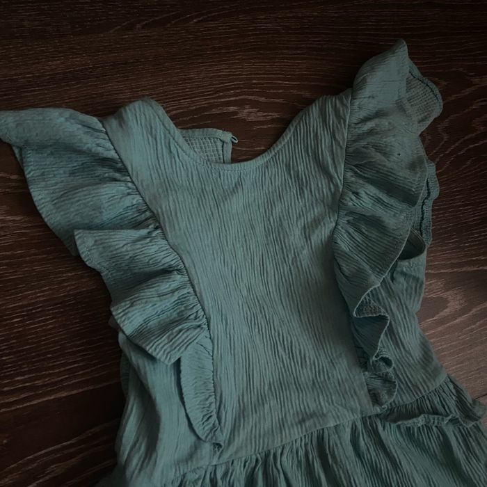 ZARA 134 сукня блакитно бірюзова на дівчинку
