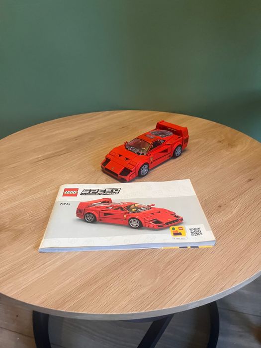 Lego speed chempions Ferrari f40 czerwone