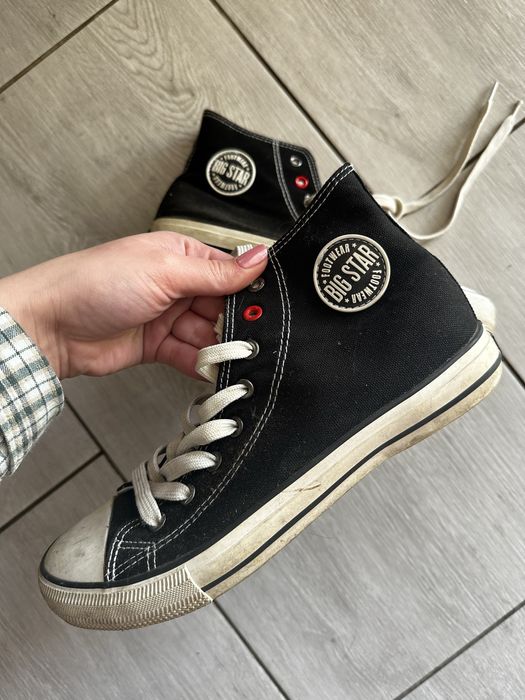 Wysokie trampki męskie Big Star | 40 | czarne