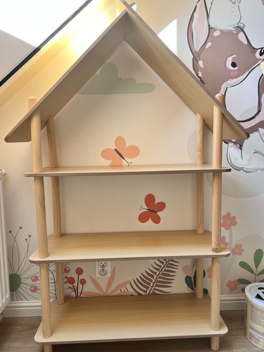 Regał dziecięcy, domek, szafka, półki