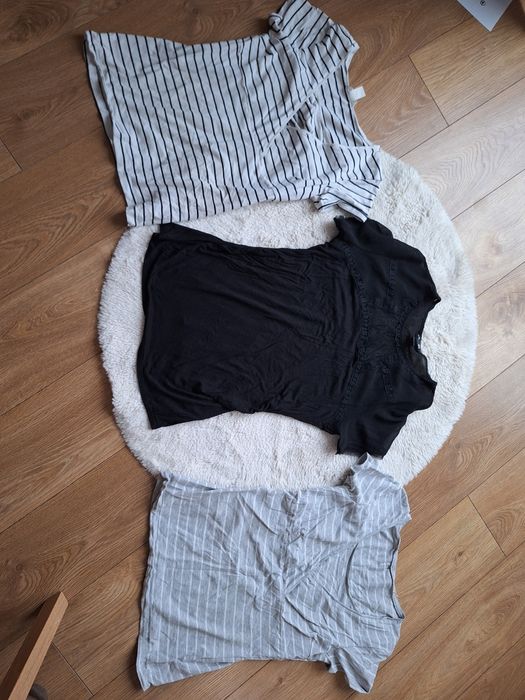 3 bluzki H&M Mama rozm. M ciążowe/do karmienia