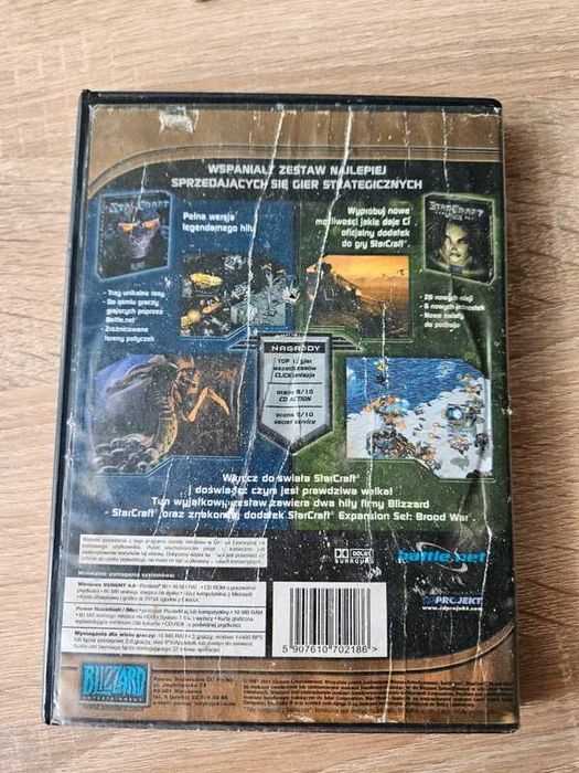 StarCraft BestSeller Series – PC/Mac CD-ROM (brak 1 płyty)