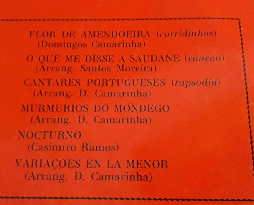 Domingos Camarinha - Guitarras Portuguesas - LP - portes incluídos