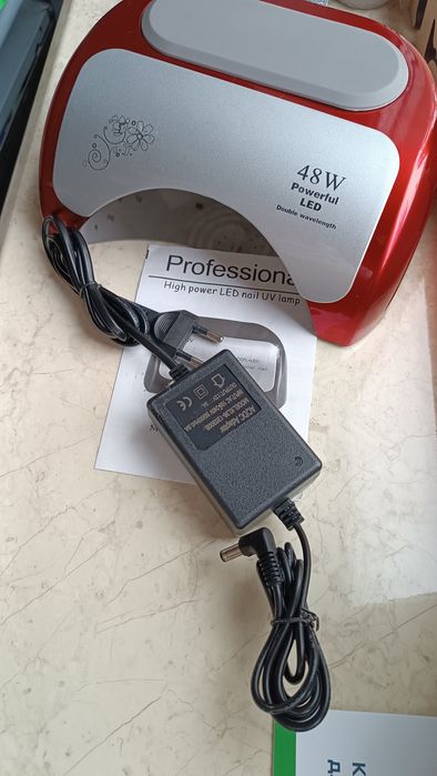 Профессиональная гибридная лампа 48Вт  LED/UV + вторая в подарок
