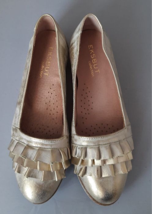 Nowe skórzane buty Eksbut