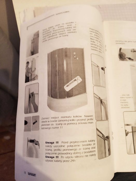 Kabina prysznicowa asymetryczna lewa. Nowa