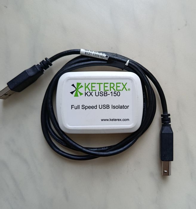 USB изолятор Keterex KX USB-150 гальваническая развязка для ЦАП DAC звуковой карты и осциллографа + кабель