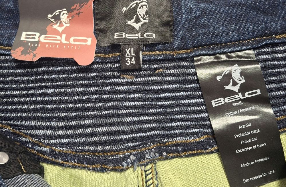 Байкерські джинси Bela | Мото джинси | Мото штани | Розмір 34