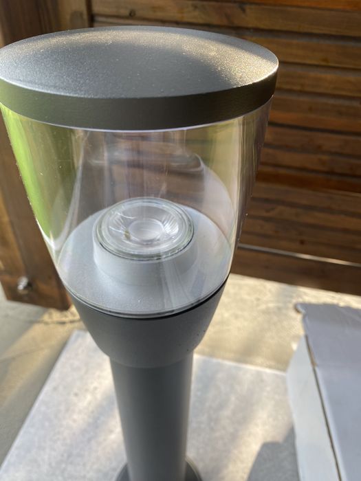 zewnętrzna latarnia słupkowa LED Canillo Anthracite Endon Lighting