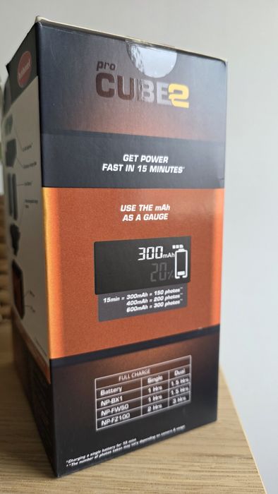 Hahnel Pro Cube 2 Carregador Bateria Sony NP-FZ100