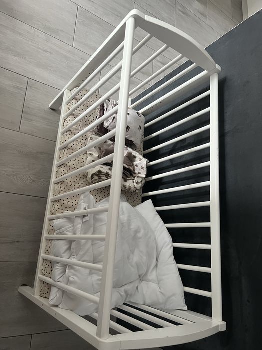 Łóżeczko drewniane kołyska