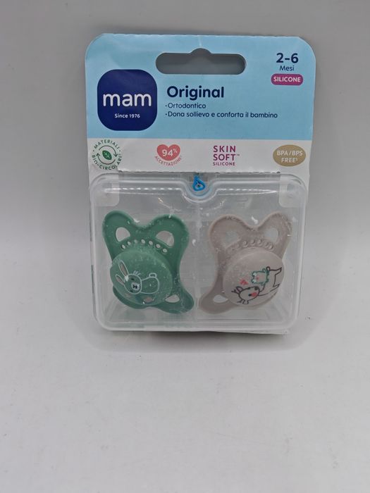 Smoczki MAM Original 2-6 miesięcy NOWE 2 szt