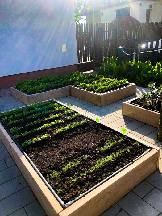 Warzywnik betonowy, Podwyższona grządka 305 x 105 x 25