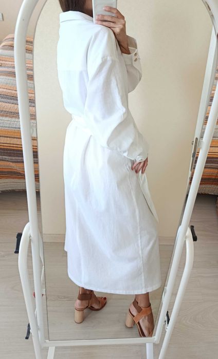 Лляна максі сукня H&M