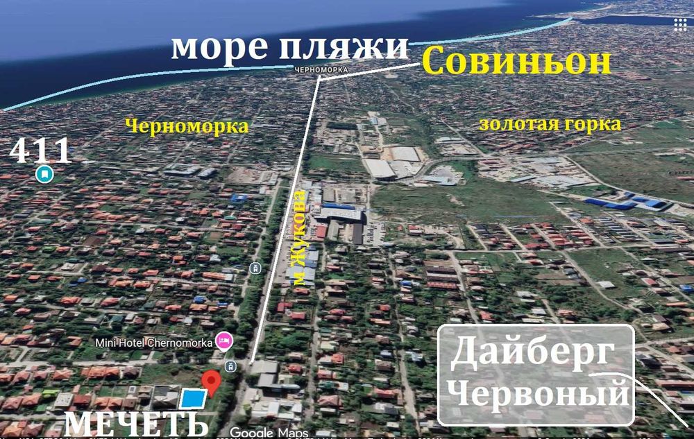 41м фасад на Жукова , 13ст. Мечеть. на Совиньон с Эпицентра