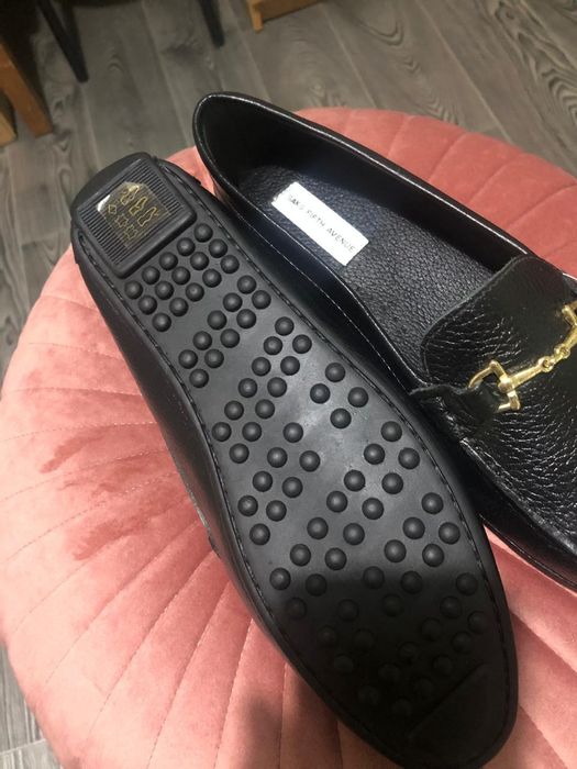 US10 Чоловічі шкіряні лофери Saks Fifth Avenue Gucci