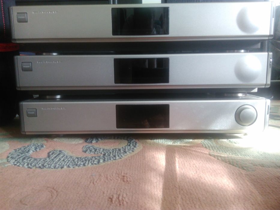 Wieża, zestaw stereo Marantz Slim Series 1020 - amplituner, deck, cd.