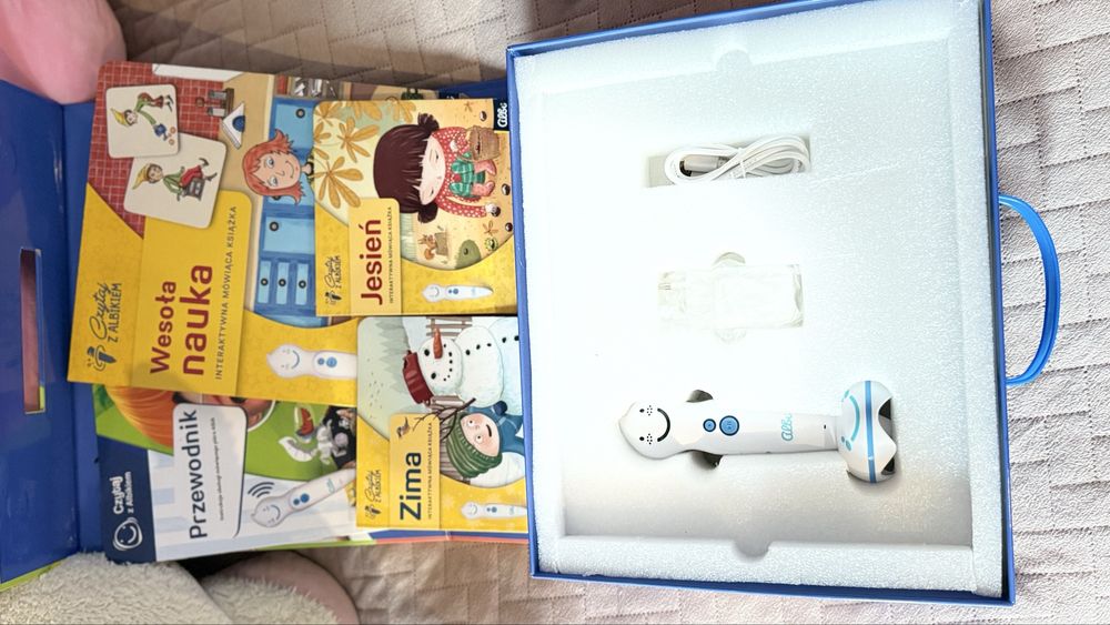 Zestaw Albik Wesoła nauka pióro + 2 książeczki