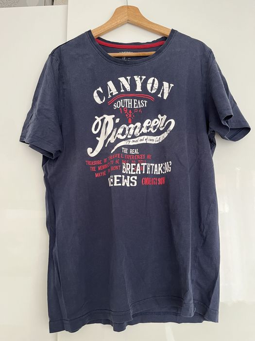 Granatowy t-shirt męski Lidl r.XL