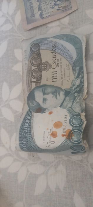 Antigas notas para venda