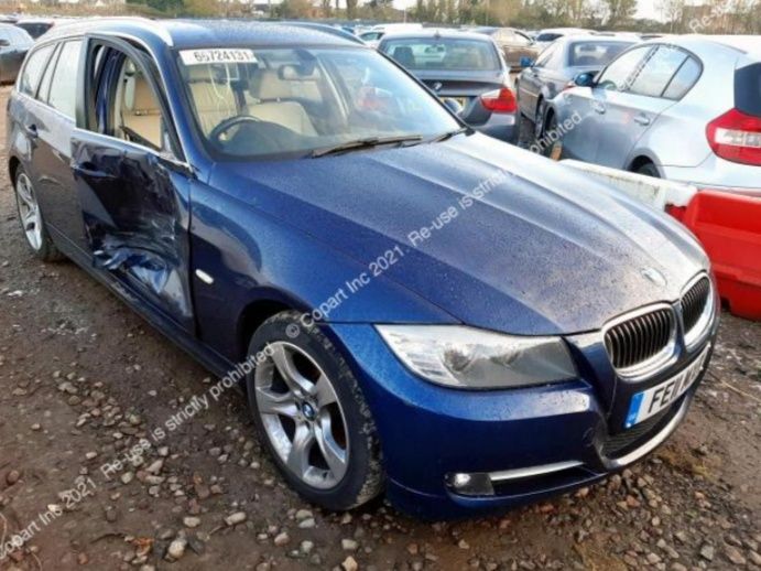 Karoseria BMW E90 E91 TIEFSEEBLAU METALLIC A76 Maska Zderzak Błotnik