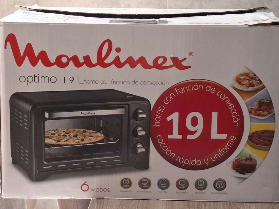 Forno Elétrico Moulinex 19L – Em Bom Estado