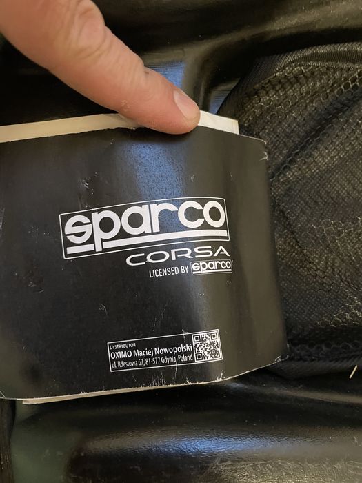 Fotelik Sparco mało używany !!!