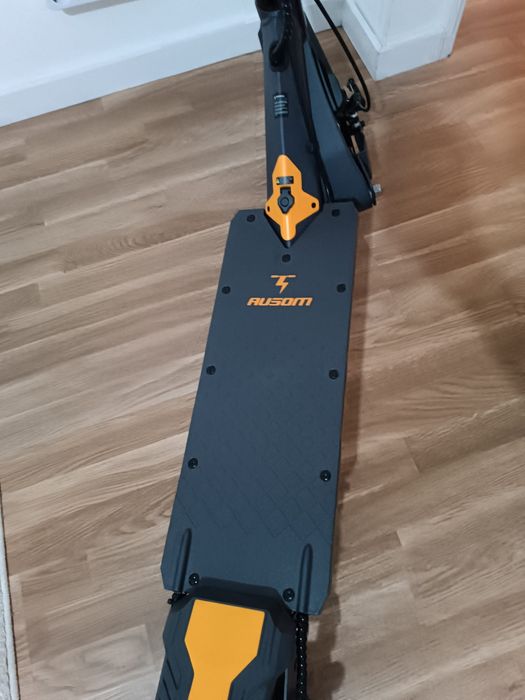 Trotinete Elétrica AUSOM L1 (800 W - Autonomia: 70 Km - Cinzento e Amarelo)