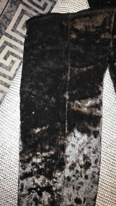 Muszkieterki długie welur H&M roziącliwe 38 /24,5 cm/