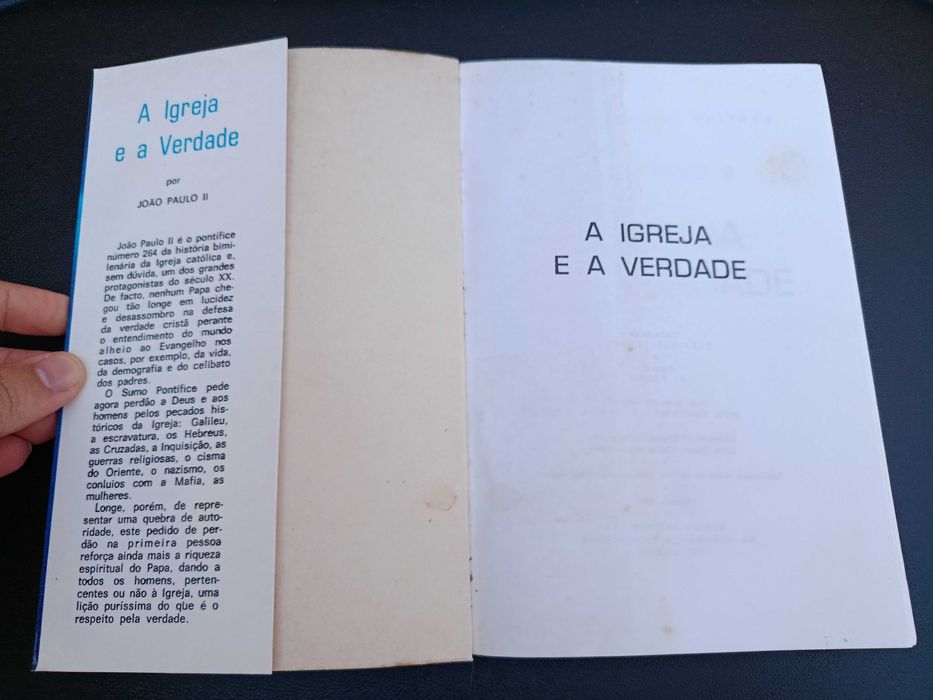 Livro "A Igreja e a Verdade", João Paulo II