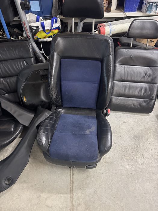 Komplet siedzenia Passat B5 alcantara skora grzane