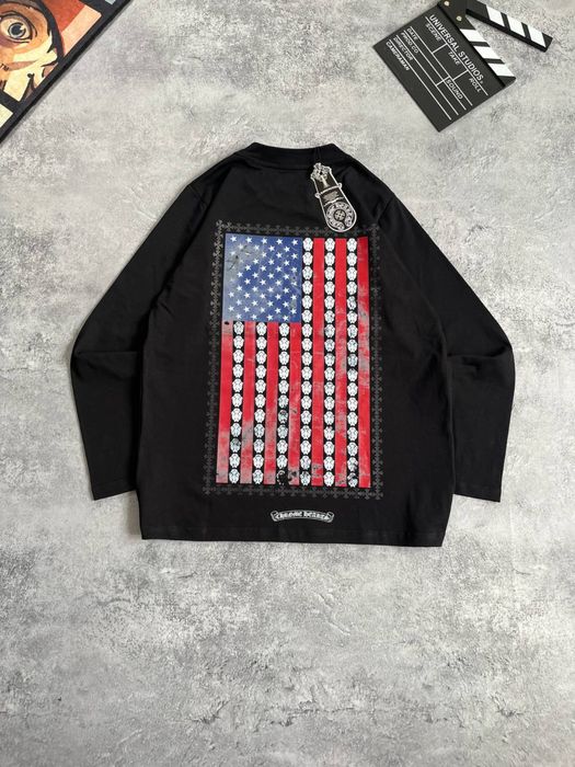 Chrome Hearts USA • Лонгслив Хром Хардс с бирками