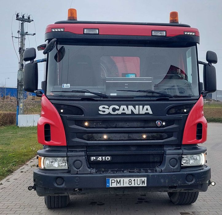 Zestaw Scania P410 Meiller Kipper + przyczepa  Meiller Kipper MZDA