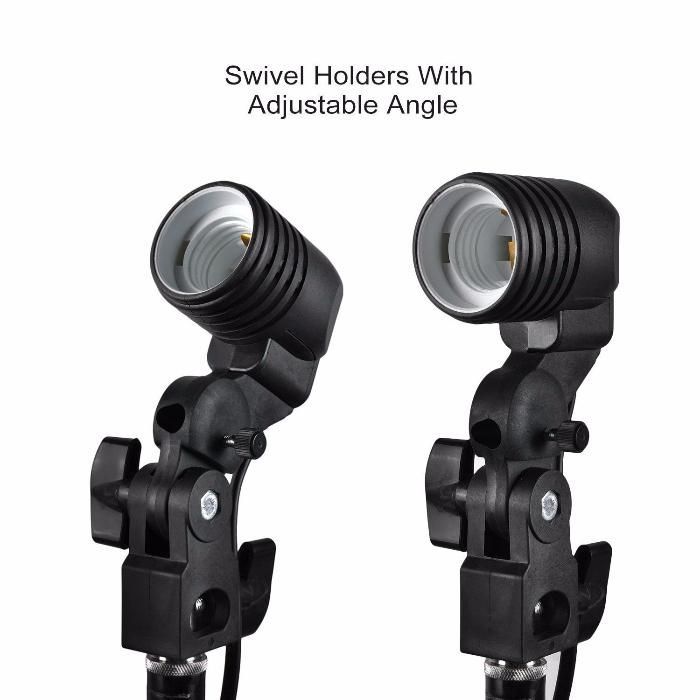 PRO Studio Kit NOVO – 2 Light Stands + 4 Umbrellas + 2 Lamps 1250W – IN STOCK64552901543555123