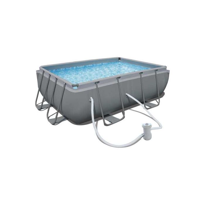 BASEN Select Pools OGRODOWY Stelażowy 400x207x122cm DRABINKA POMPA
