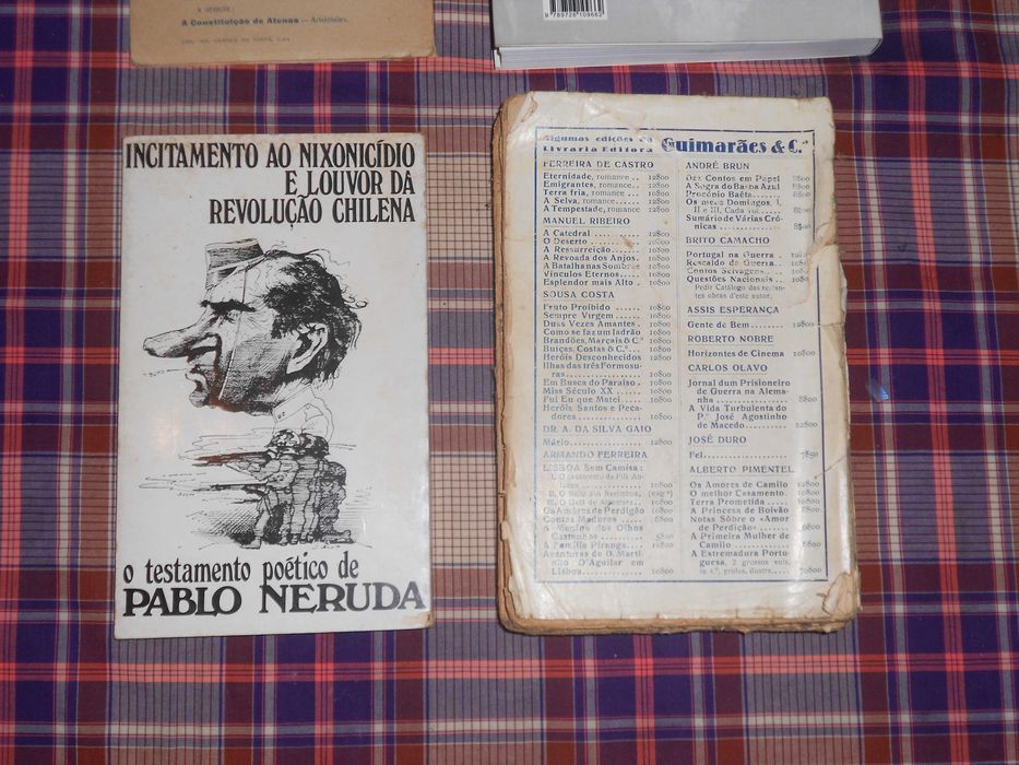 Livros antigos Ferreira de Castro, Platão, Neruda, Viriato Teles