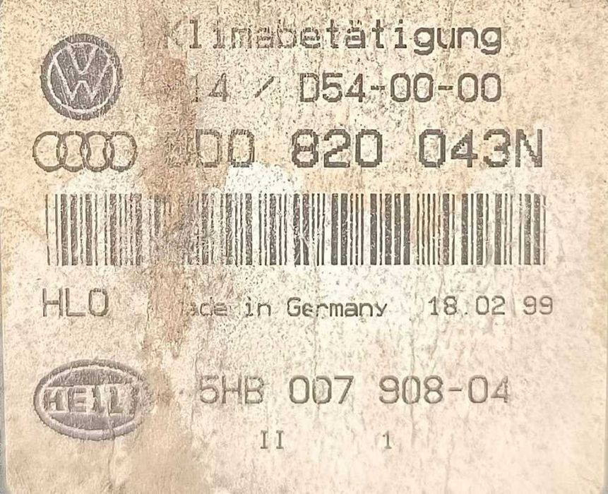 Comando Chauffage / Sofagem 8D0820043N - AUDI A4 B5 Avant