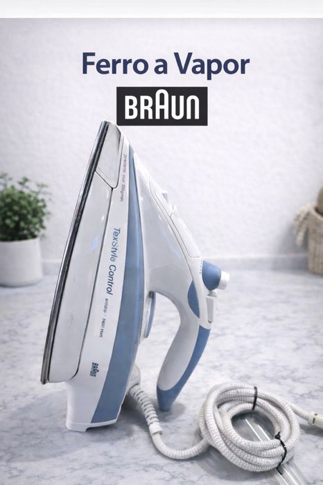 Ferro a Vapor Braun TexStyle Control – Bom Estado
