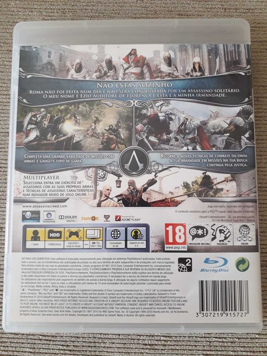 Assassin's Creed Brotherhood para PS3 semi-novo