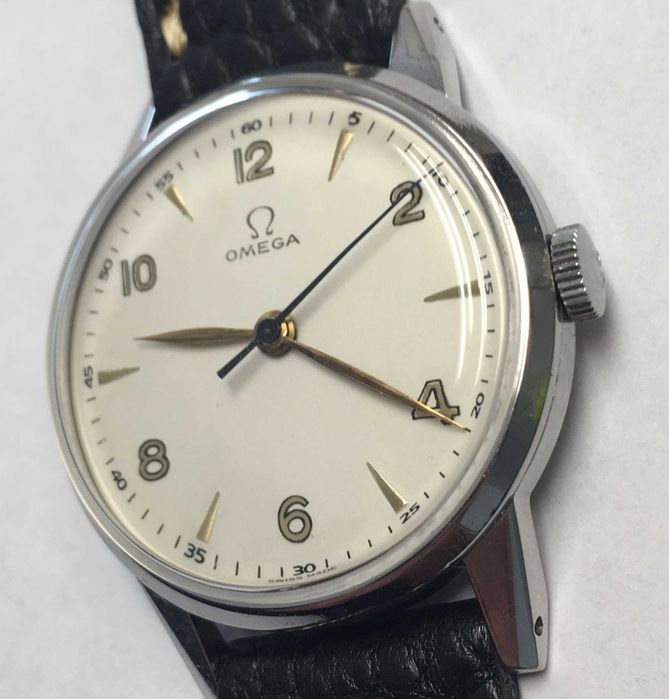 Raro Original relógio OMEGA Ω Vintage 1949 cal.283 (30T2 SC) 17 Pedras ref.2496