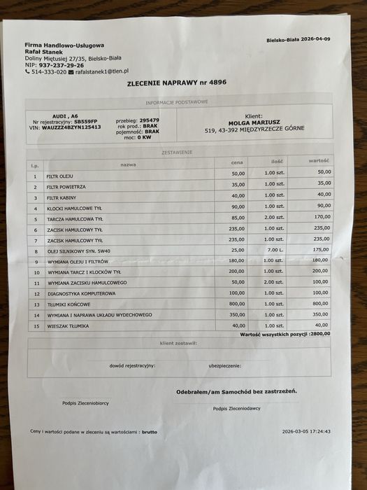 AUDI A6 2.4 QUATTRO 2000 R
