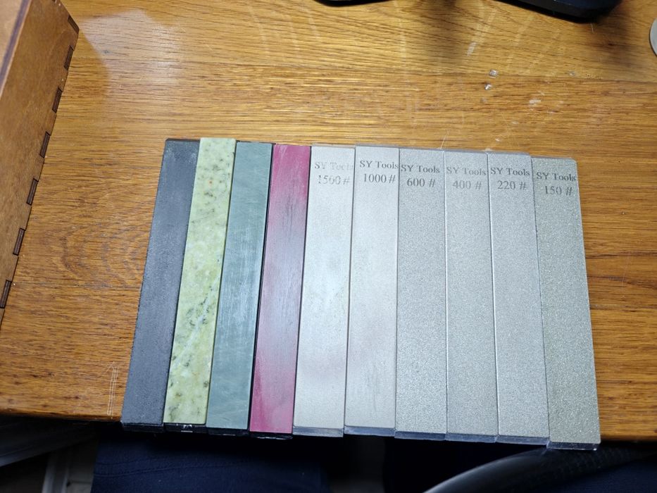 Алмазні бруски SY Tools топові китайські алмази і комплект природніх