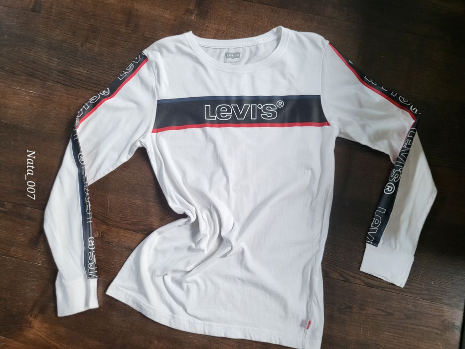 Koszulka bluzka Levi's longsleeve roz 164cm