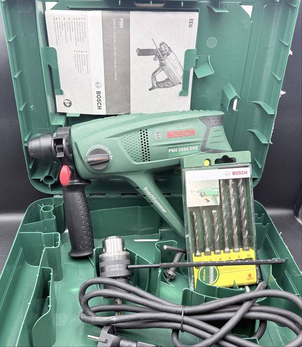 Jak Nowy. Młot udarowo-obrotowy BOSCH PBH 2500 SRE. Lombard Łódź.
