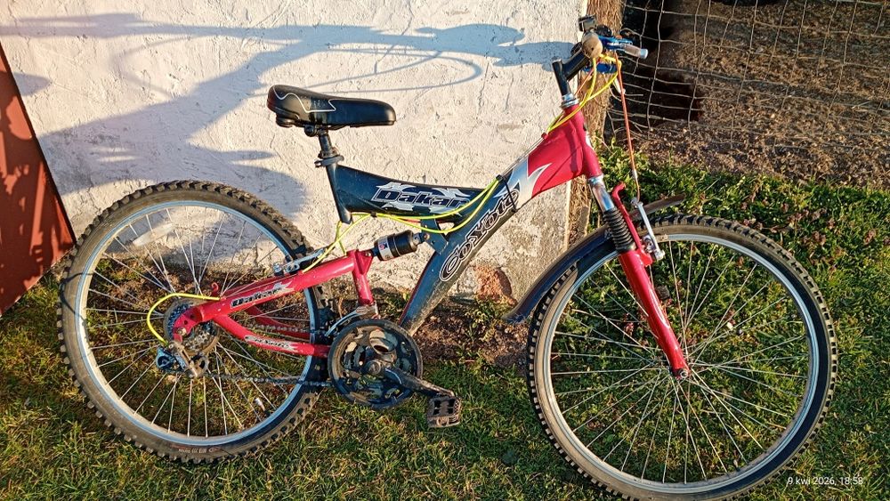 Rower Daker MTB - Pełna amortyzacjia
